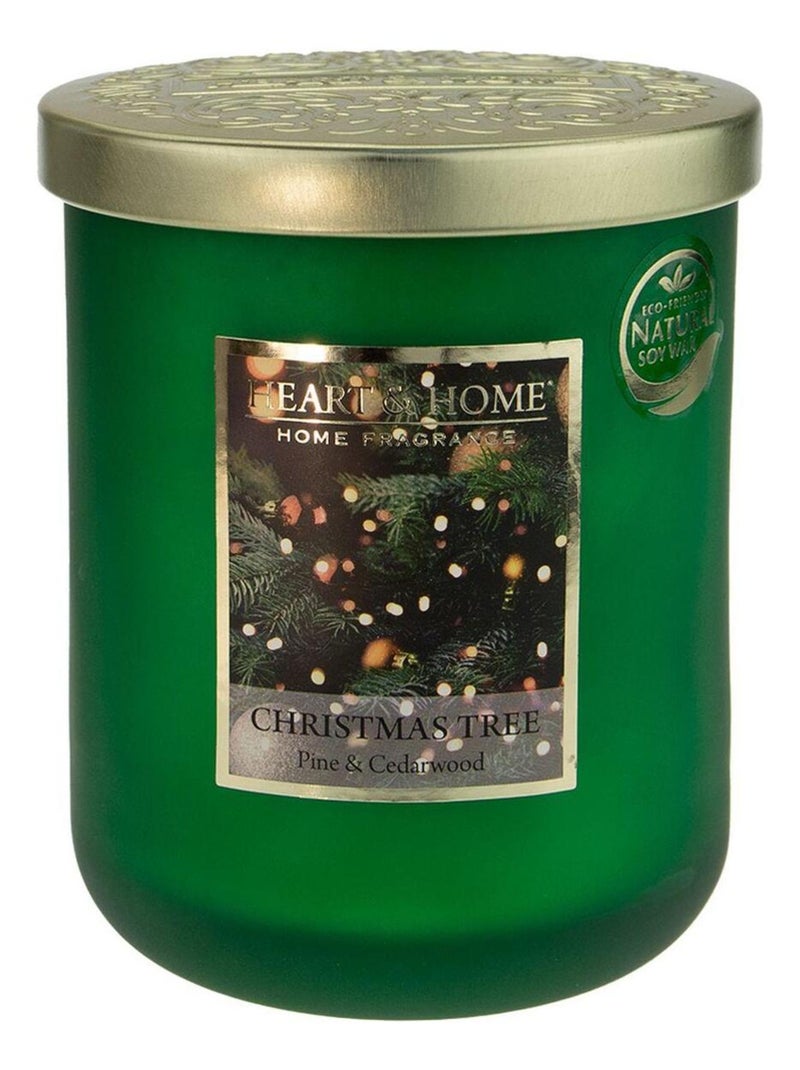 Grande bougie parfumée sapin de Noël Vert - Kiabi