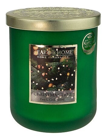 Grande bougie parfumée sapin de Noël