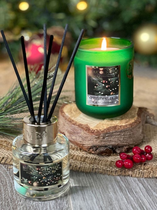 Grande bougie parfumée sapin de Noël - Kiabi