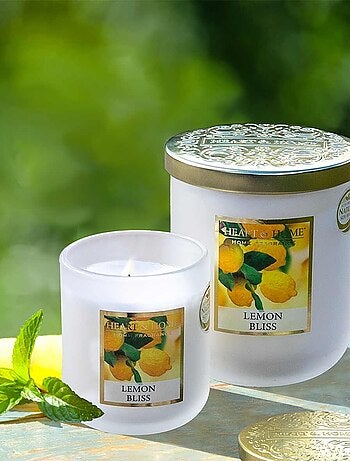 Grande bougie senteur citron d'amalfi