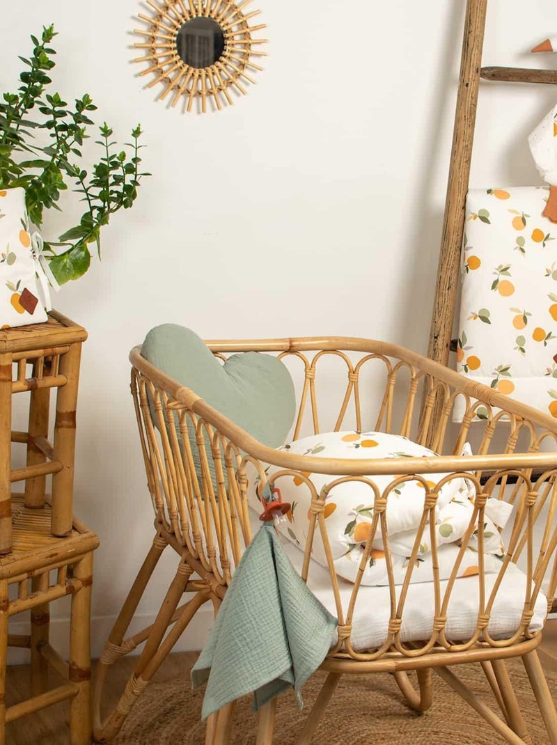 Grande cape de bain en coton et bambou, Clem SEVIRA KIDS Blanc - Kiabi