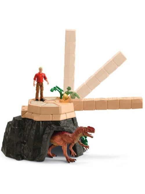 Grande conquête du temple perdu, playset figurines, schleich 42656 dinosaurs, dès 4 ans - Kiabi