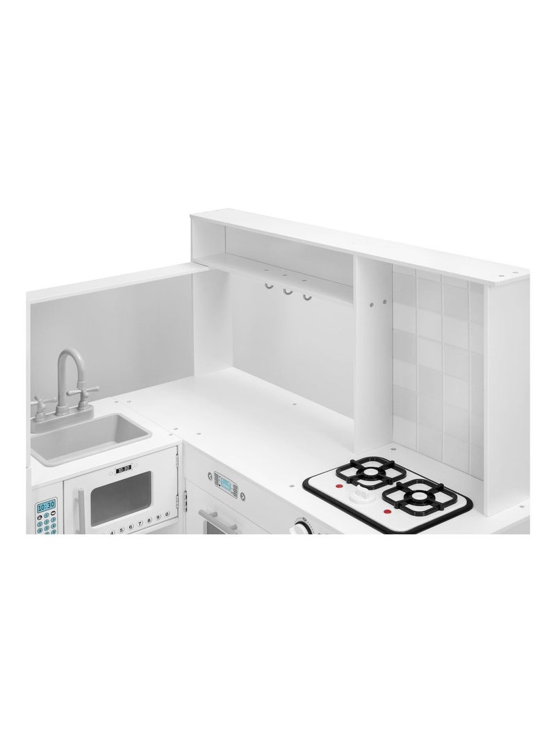 Grande cuisine d'angle bois avec lave-linge Mamabrum N/A - Kiabi