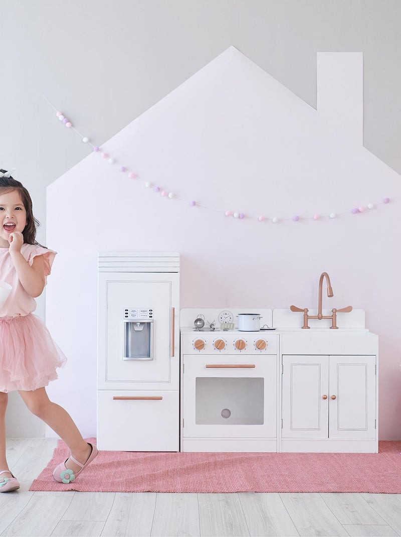 Grande cuisinière de jeu en bois pour enfant N/A - Kiabi