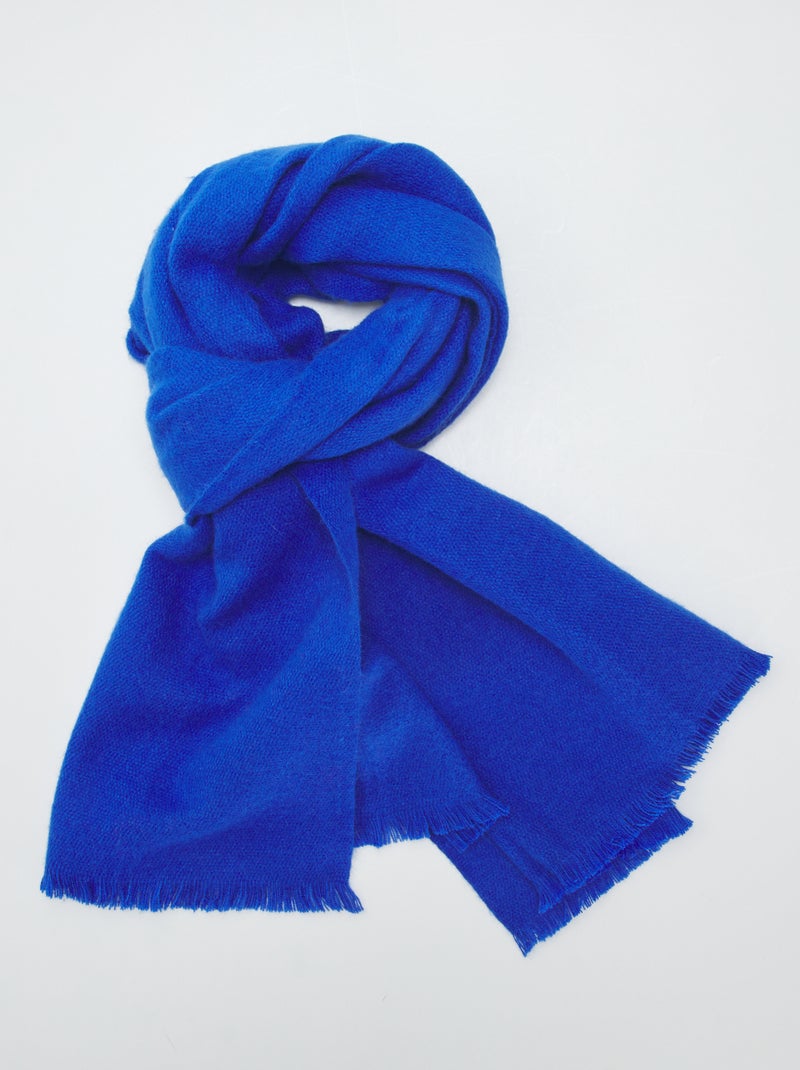 Grande écharpe toucher doux BLEUELEC - Kiabi