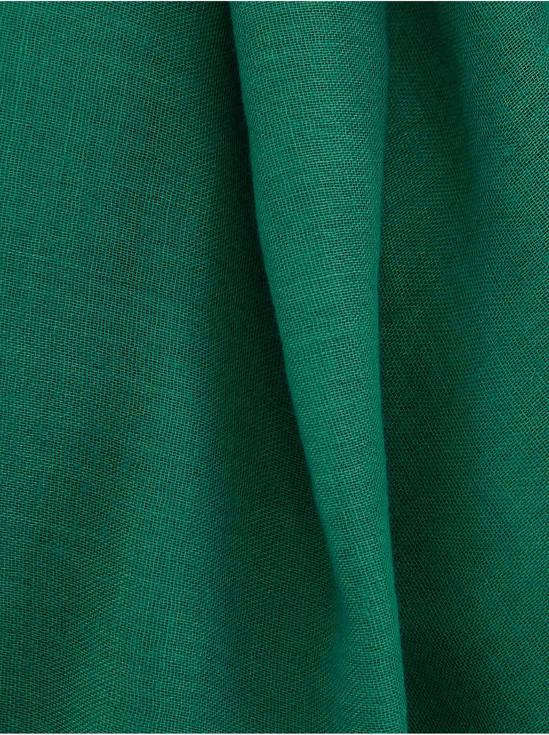 Grande étole unie - DAXON Vert foncé - Kiabi