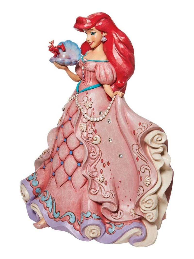Grande Figurine Ariel deluxe - Disney Traditions Rose - Kiabi