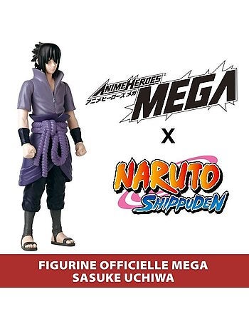 Grande figurine articulée 30 cm sasuke - bandai, naruto shippuden