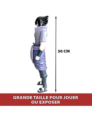 Grande figurine articulée 30 cm sasuke - bandai, naruto shippuden