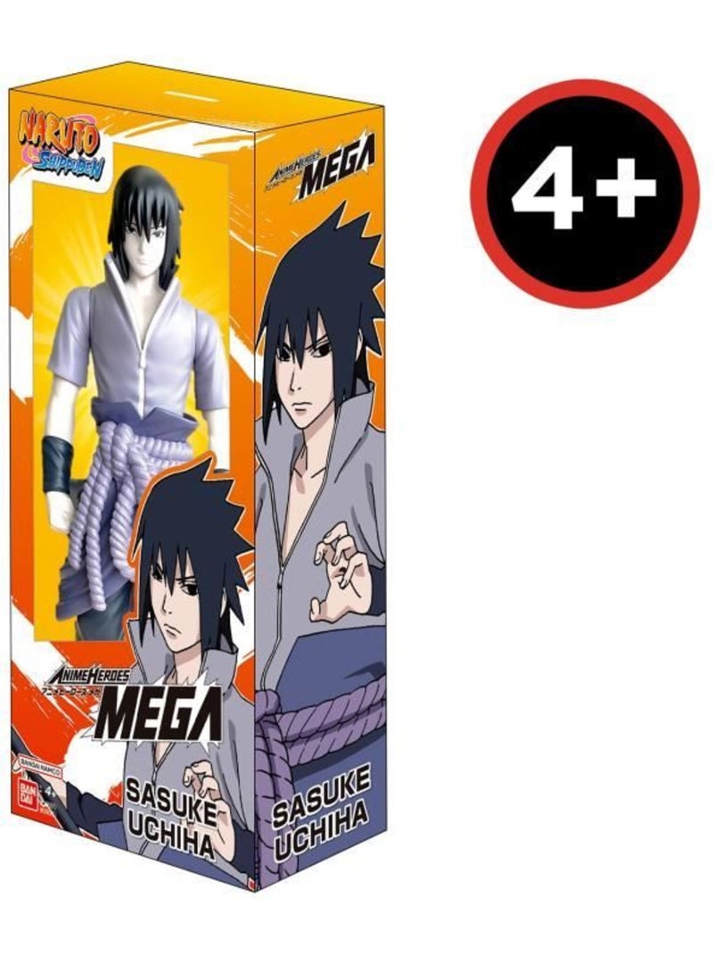 Grande figurine articulée 30 cm sasuke - bandai, naruto shippuden Bleu - Kiabi