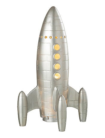 Grande lampe à poser fusée