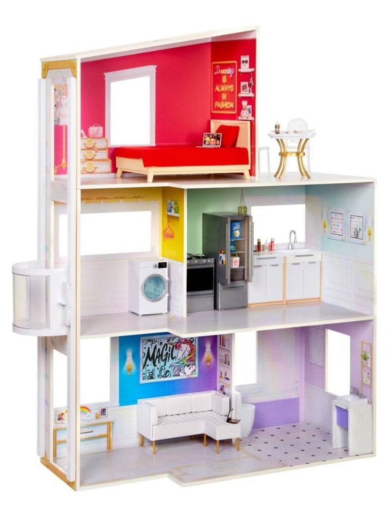 Grande Maison 114cm Rainbow High - Rainbow High Multicolore - Kiabi
