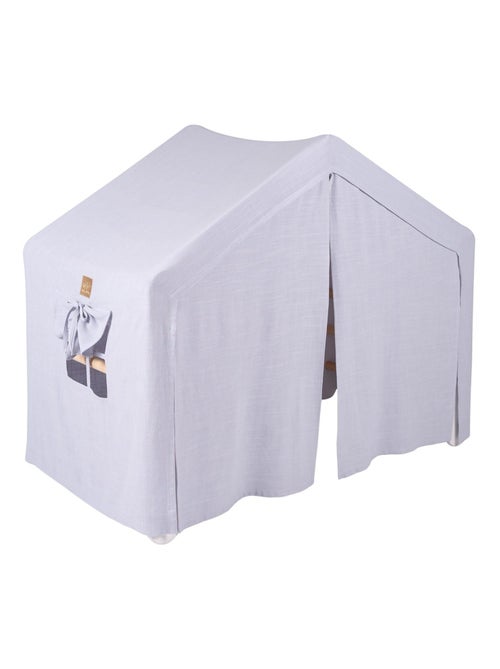Grande Maison avec échelle pliable pour enfants. Bois, Lin, Coton, Maison, Échelle - Kiabi