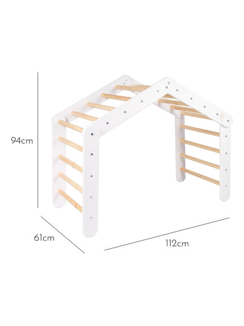 Grande Maison avec échelle pliable pour enfants. Bois, Lin, Coton, Maison, Échelle - Kiabi