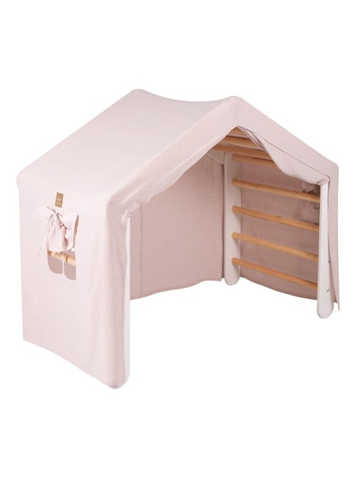 Grande Maison avec échelle pliable pour enfants. Bois, Lin, Coton, Maison, Échelle - Kiabi