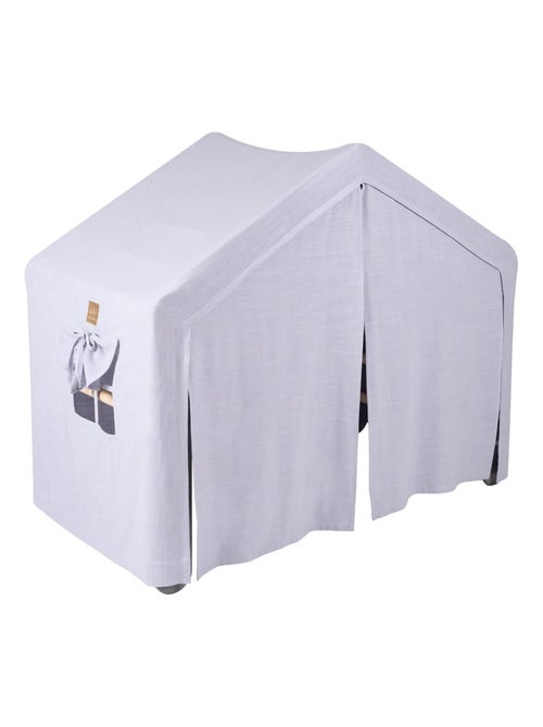Grande Maison avec échelle pliable pour enfants. Bois, Lin, Coton, Maison, Échelle - Kiabi