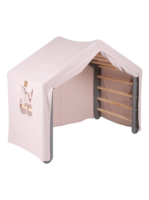 Grande Maison avec échelle pliable pour enfants. Bois, Lin, Coton, Maison, Échelle - Kiabi
