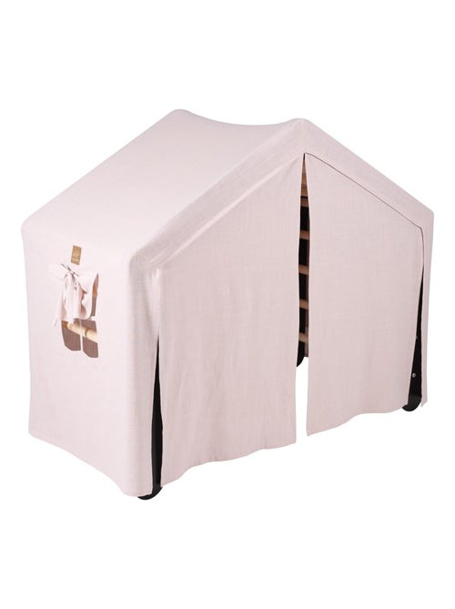 Grande Maison avec échelle pliable pour enfants. Bois, Lin, Coton, Maison, Échelle - Kiabi