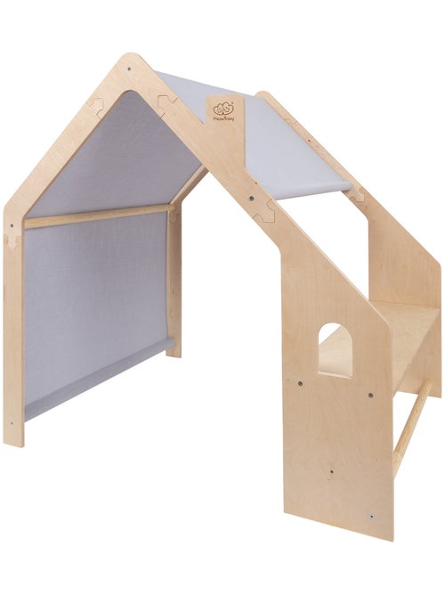 Grande maison en bois avec toit ouvrant - Kiabi