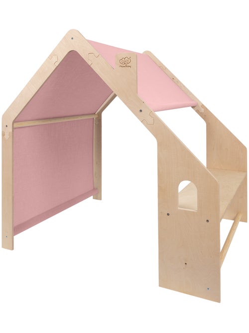 Grande maison en bois avec toit ouvrant - Kiabi