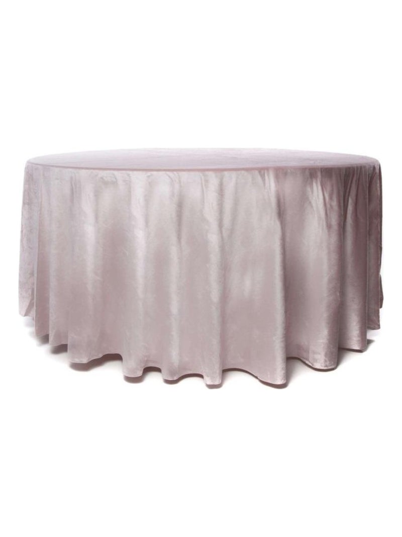 Grande Nappe ronde en velours Rose - Kiabi