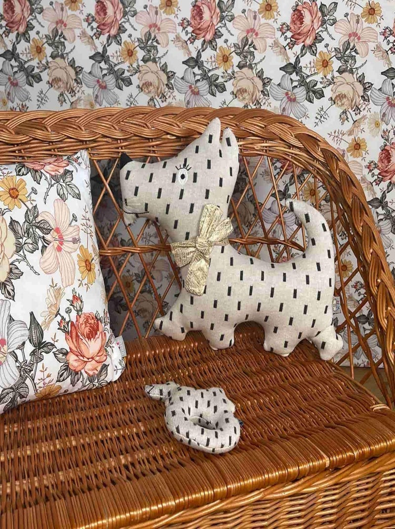 Grande peluche en coton - Chien Scotty SEVIRA KIDS Beige - Kiabi