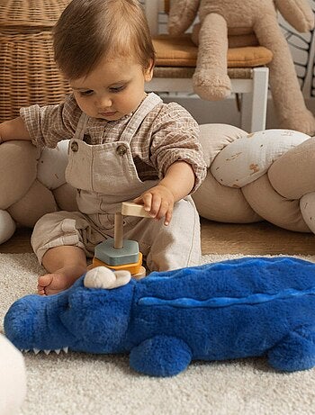 Grande peluche pour bébé - crocodile