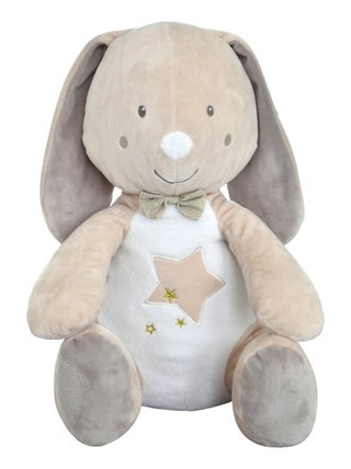 GRANDE PELUCHE RANGE PYJAMA LAPIN BEIGE