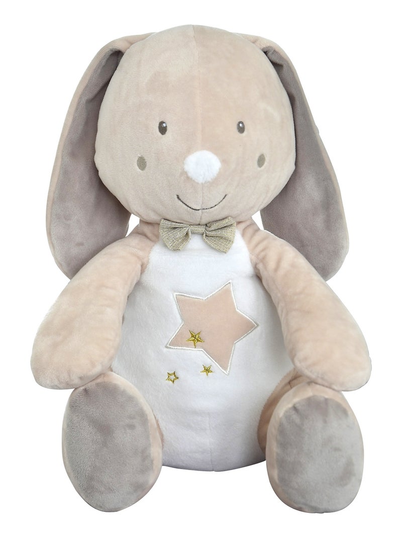 GRANDE PELUCHE RANGE PYJAMA LAPIN BEIGE Beige - Kiabi