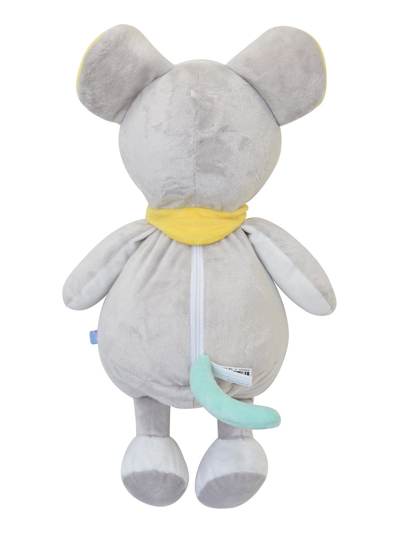 GRANDE PELUCHE RANGE PYJAMA SOURIS Beige - Kiabi