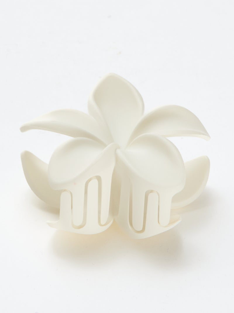 Grande pince crabe forme fleur Blanc - Kiabi