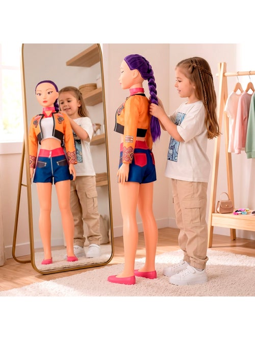 Grande poupée de 105 cm cheveux lilas +3 ans k-pop diva squad - Kiabi Grande poupée de 105 cm cheveux lilas +3 ans k-pop diva squad - Kiabi
