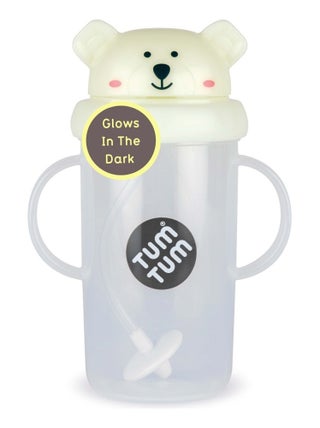Grande Tasse anti fuite + paille lestée Ours Polaire