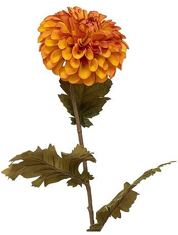 Grande tige florale artificielle dahlia