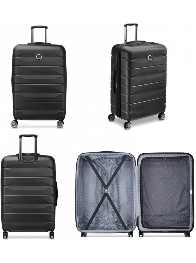 Grande valise rigide Air Armour TSA Polycarbonate 77cm Noir - Kiabi