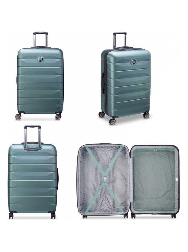Grande valise rigide Air Armour TSA Polycarbonate 77cm Vert - Kiabi