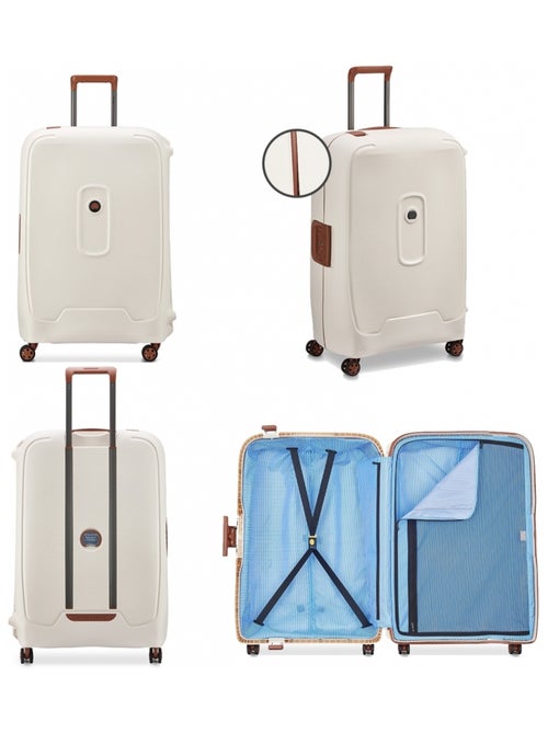 Grande valise rigide Moncey TSA polypropylène 76cm - Kiabi