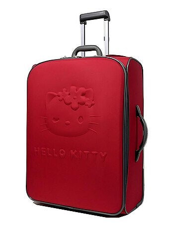 Grande valise rouge Hello Kitty par Camomilla