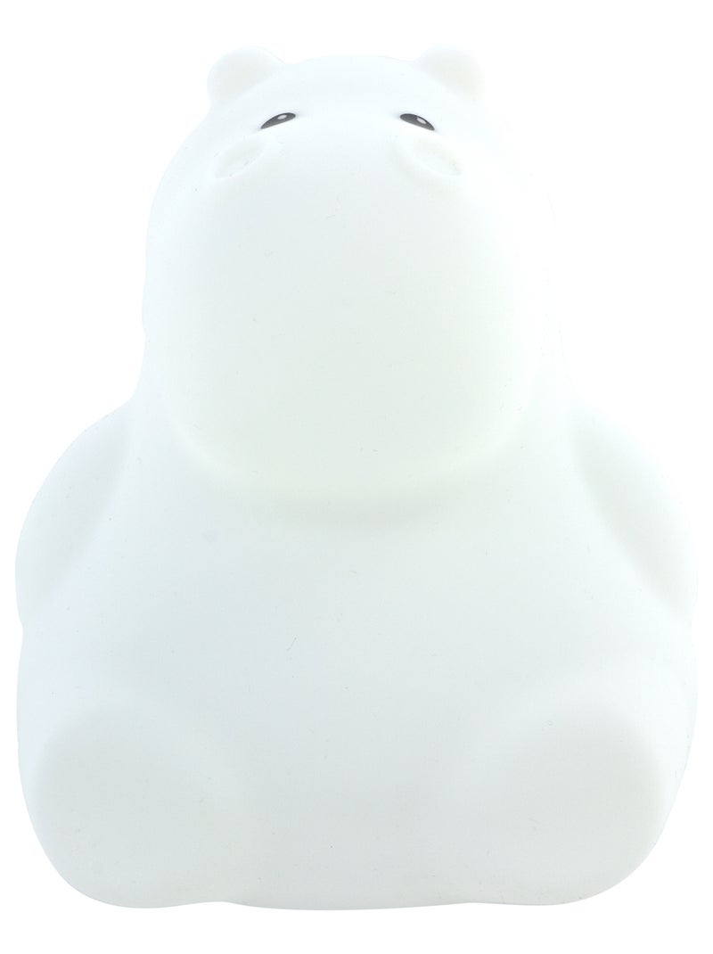 Grande Veilleuse Hippopotame Blanc - Kiabi