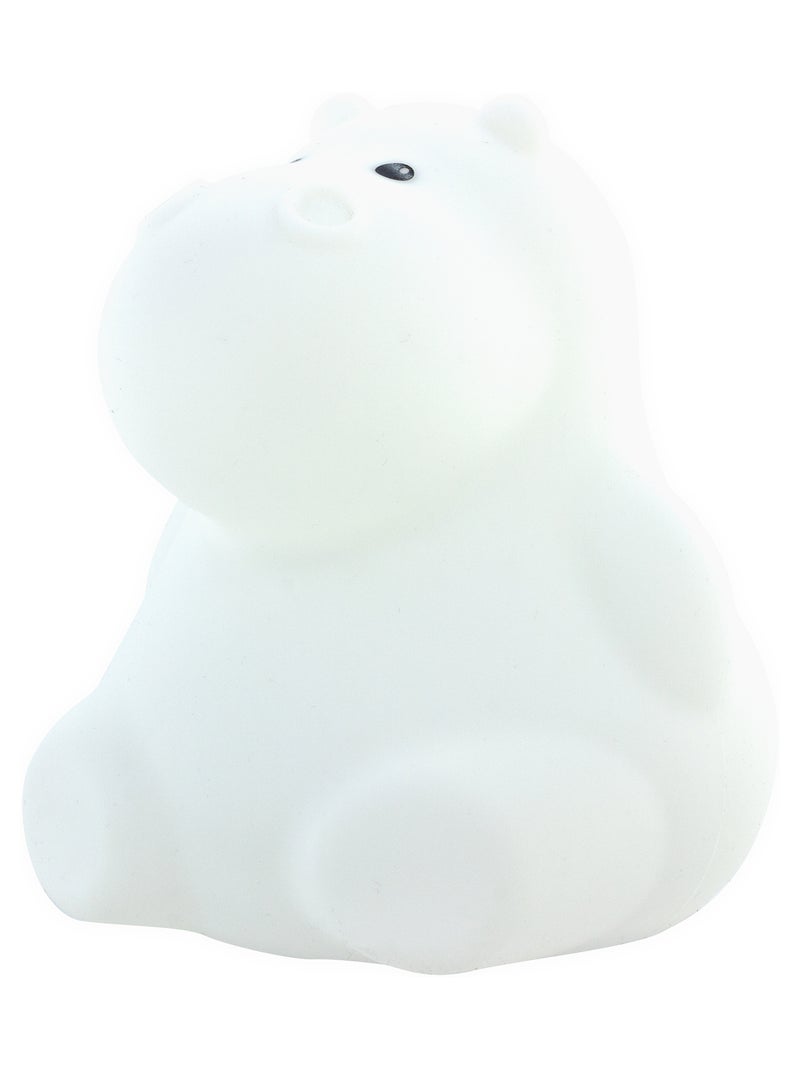Grande Veilleuse Hippopotame Blanc - Kiabi