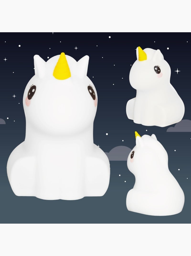 Grande veilleuse licorne Blanc - Kiabi