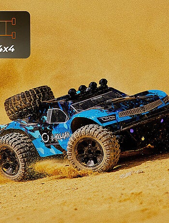 Voiture télécommandée OVERMAX Hooligan 2.0 - Vitesse 35 km/h - Portée 100 mètres - transmission 4x4