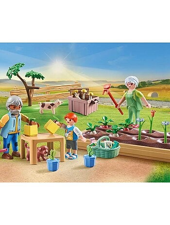 Grands-Parents et potager - Country