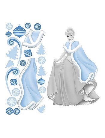 Grands stickers muraux hiver pour sticker Cendrillon
