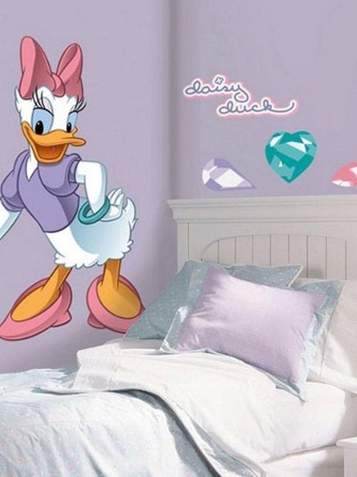 Grands stickers muraux repositionnables Daisy - Kiabi