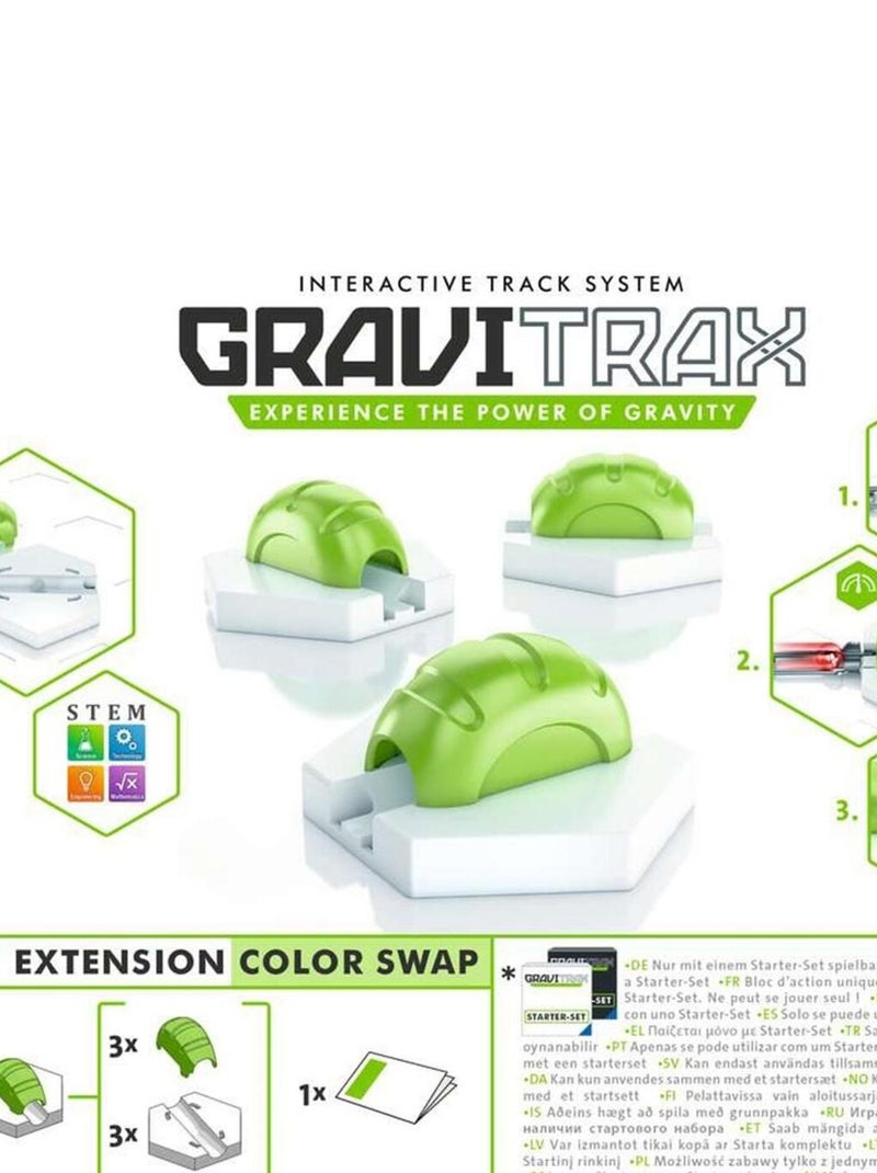 GraviTrax Bloc d'action Colour Swap - Extension pour circuits de billes créatifs N/A - Kiabi