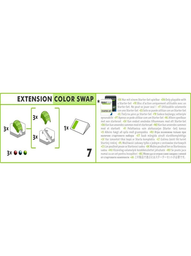 GraviTrax Bloc d'action Colour Swap - Extension pour circuits de billes créatifs N/A - Kiabi