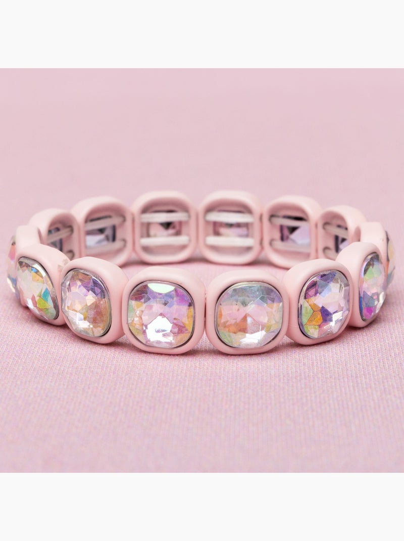 Great Pretenders | Bracelet à pierres scintillantes Rose - Kiabi