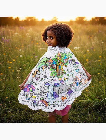 Great Pretenders | Cape à colorier réversible Princesse