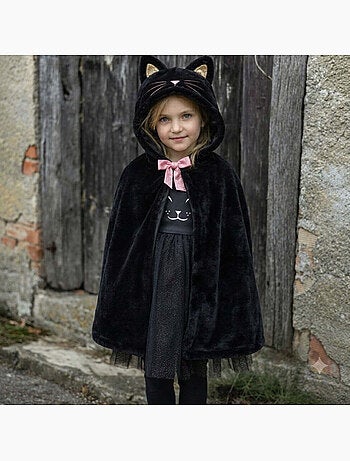 Great pretenders | cape de chat enfant en velours avec capuche et queue